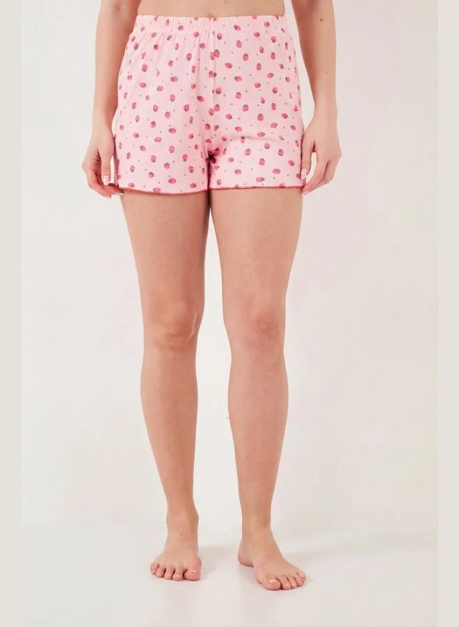 Lela  Lela Regular Fit Patterned V-Neck Shorts Pajama Set Women's PAJAMA SET 65770837 for Women | Best Price UAE
