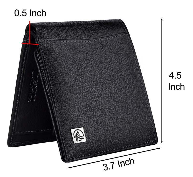 ANTONIO VALERIA Octave Black Leather Wallet for Men - Image 5