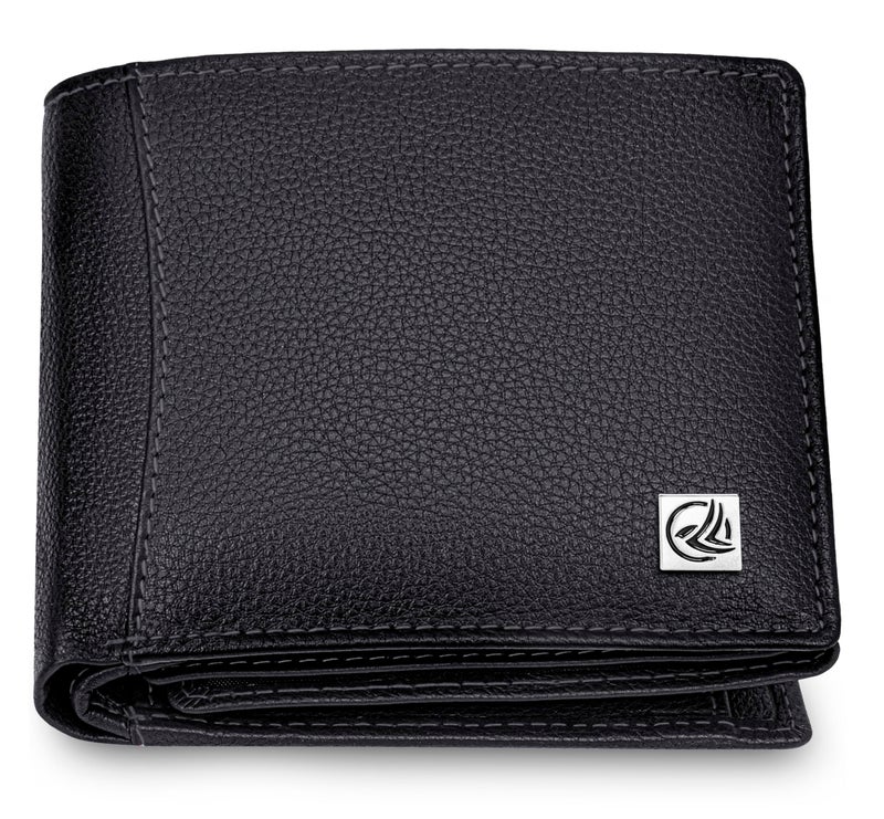 ANTONIO VALERIA Octave Black Leather Wallet for Men - Image 2