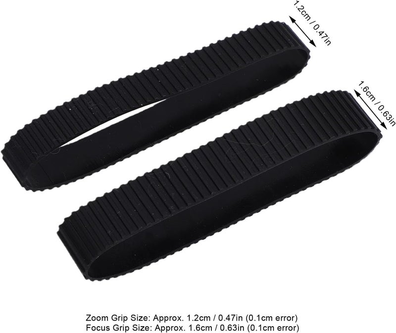 Fabater Lens Rubber Zoom Grip with Focus Grip for 24-70mm F2.8 EX DG HSM (3rd Gen) Lens, with Focus, Anti Slip Comfortable Design, Camera Accessories - Image 5