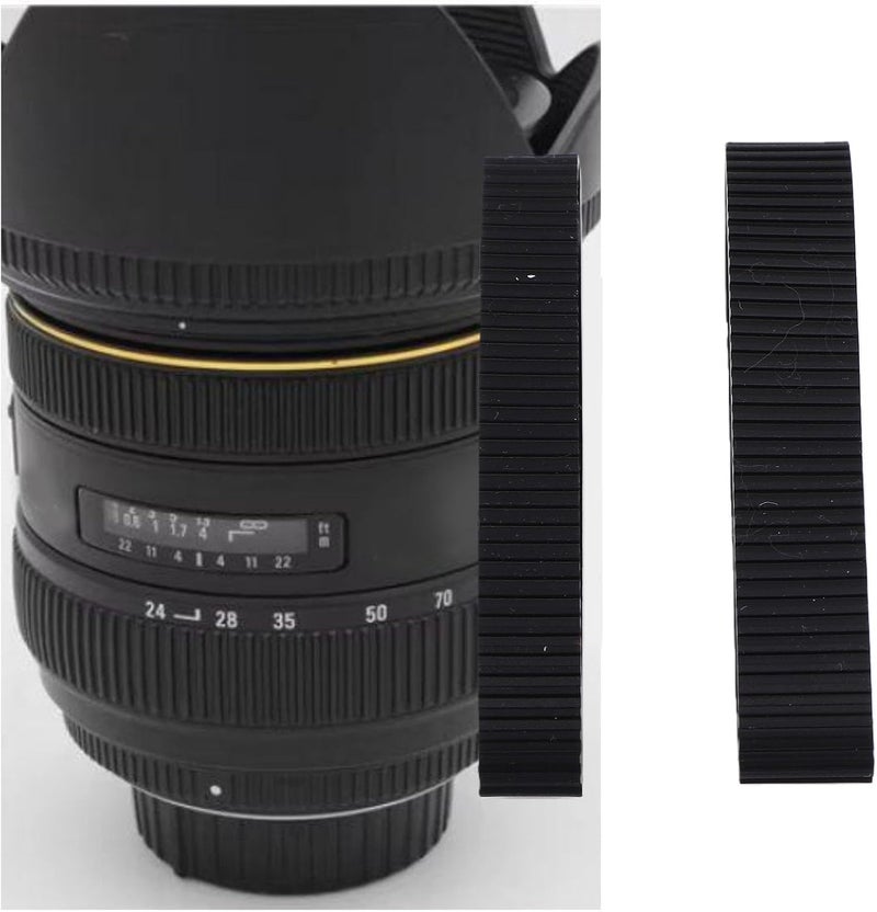 Fabater Lens Rubber Zoom Grip with Focus Grip for 24-70mm F2.8 EX DG HSM (3rd Gen) Lens, with Focus, Anti Slip Comfortable Design, Camera Accessories - Image 2