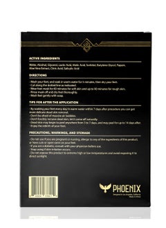 Phoenix (Pack of 2) Phoenix Foot Peel for Men - Extra Large - Extra Strength - Exfoliating Dry Feet Treatment - Callus Remover - Unscented - Paraben and Fragrance Free  - Image 5