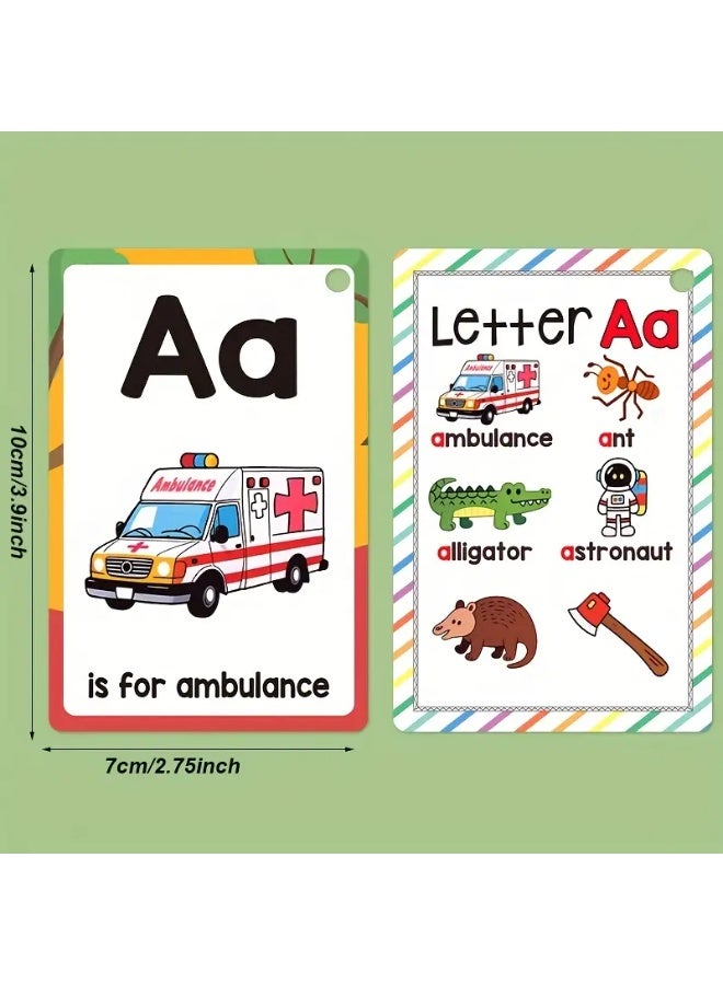 بطاقات فلاش للحروف الإنجليزية والصوتيات مكونة من 54 صفحة - Image 2