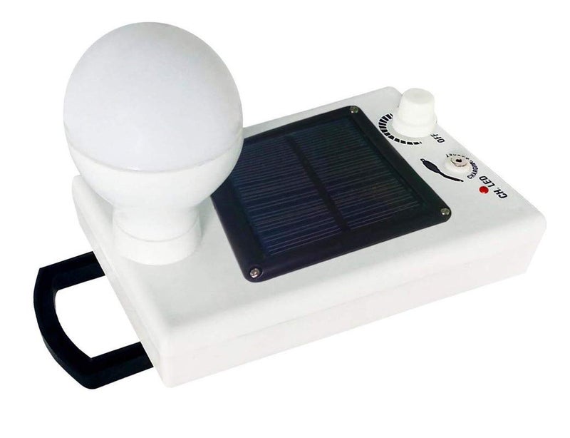 EVARZ Solar Emergency LED Rechargeable Light Lantern 7 Step Light Regulator with USB Mobile Charging Portable Travel Camping Lantern Made in India with Multicolour Pack of 1 - Image 2