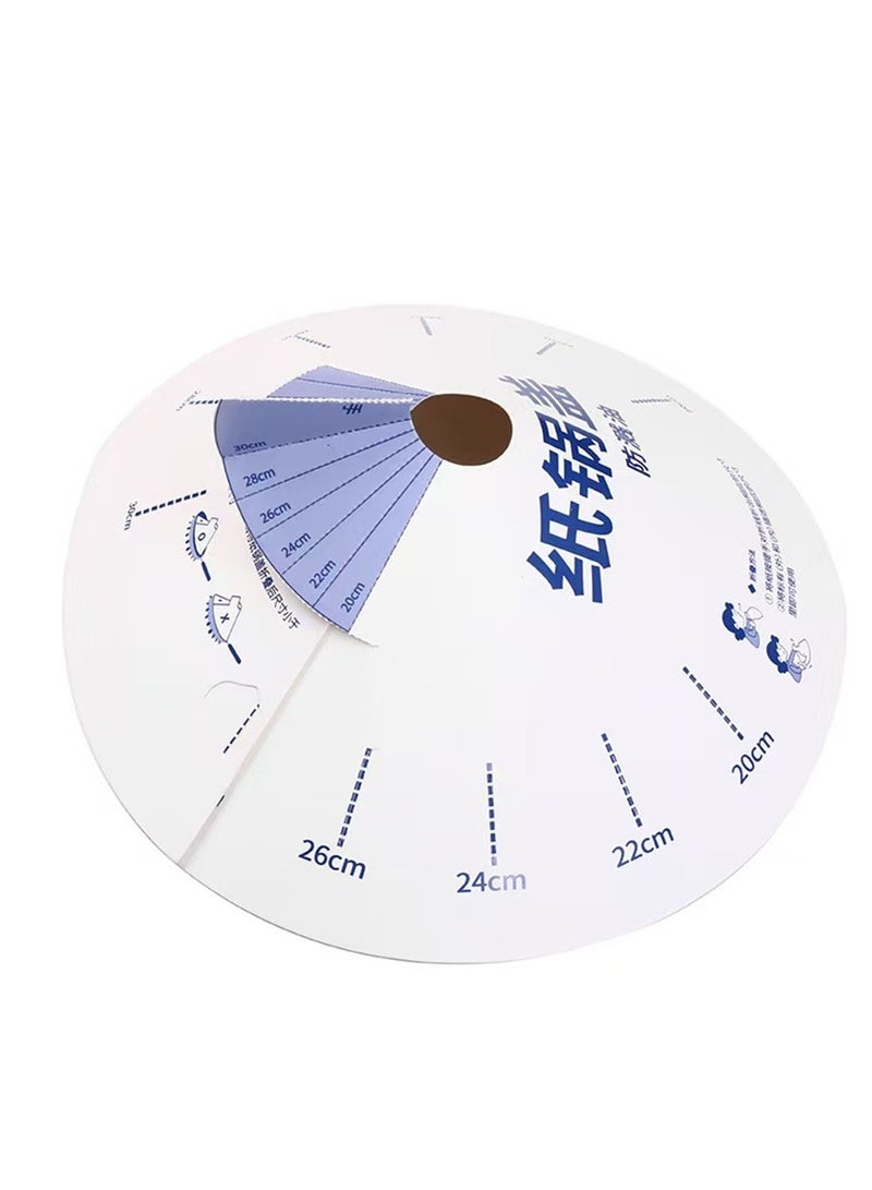 10Pcs Adjustable Size Disposable Paper Pot Covers, Kitchen and Outdoor Oil Splash Proof Pot Lid  - Image 2