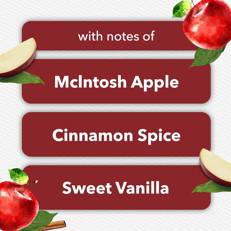 Glade PlugIns Refills Air Freshener, Apple Cinnamon, 3.35 Fl Oz, 5 Count - Image 4