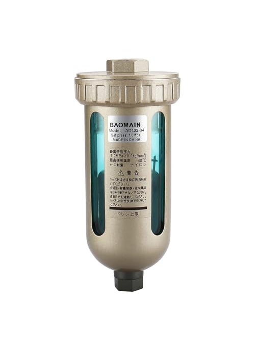 Baomain Baomain Auto Drain AD40204 12 PT Inlet to 38 PT Port Nylon Bowl 