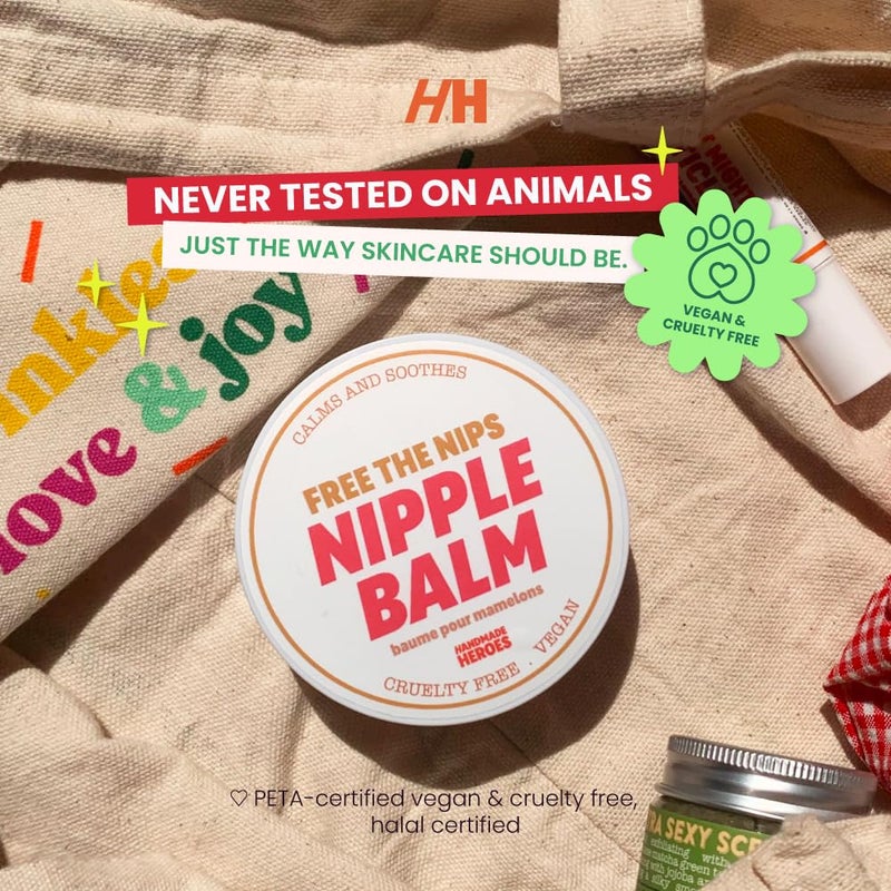 Handmade Heroes 100 Natural Nipple Cream Safe for Breastfeeding  Handmade Heroes Nipple Balm Breastfeeding Essentials Post Partum Essentials  Nipple Butter Sore Nipple Relief Breast Pump Lubricant - Image 5