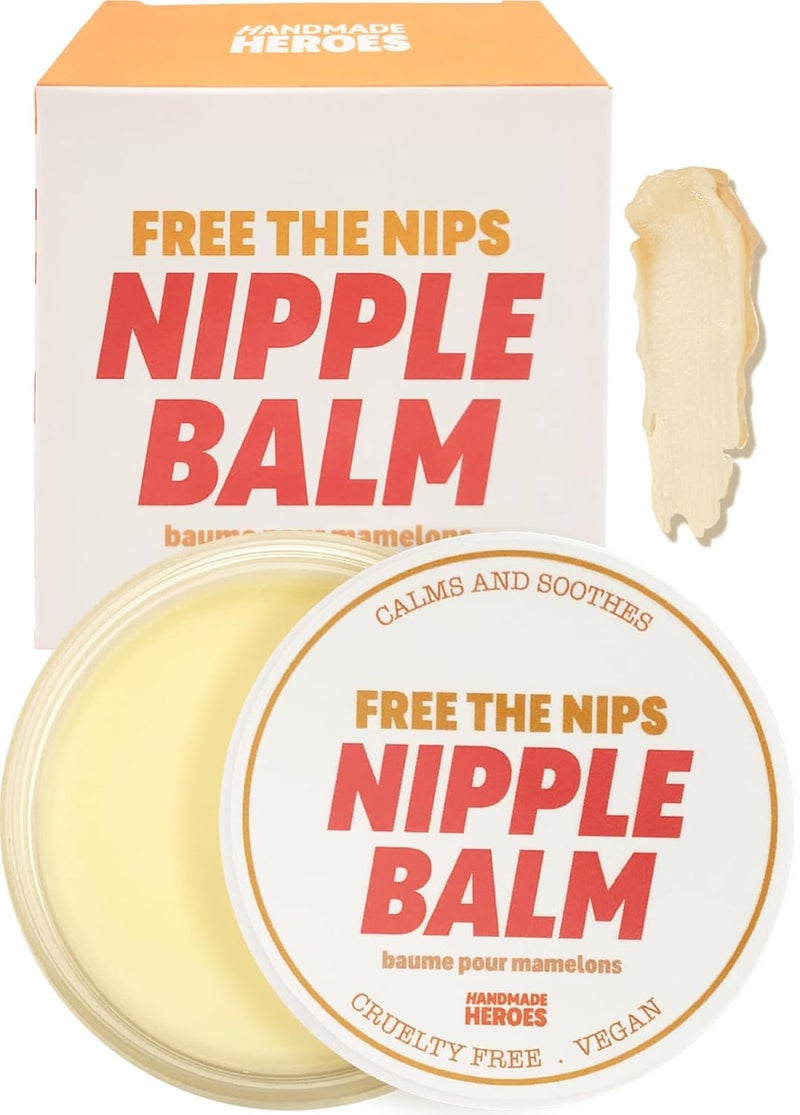 Handmade Heroes 100 Natural Nipple Cream Safe for Breastfeeding  Handmade Heroes Nipple Balm Breastfeeding Essentials Post Partum Essentials  Nipple Butter Sore Nipple Relief Breast Pump Lubricant - Image 1