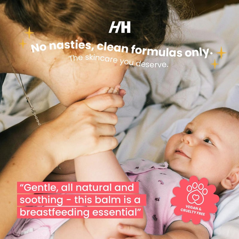 Handmade Heroes 100 Natural Nipple Cream Safe for Breastfeeding  Handmade Heroes Nipple Balm Breastfeeding Essentials Post Partum Essentials  Nipple Butter Sore Nipple Relief Breast Pump Lubricant - Image 2