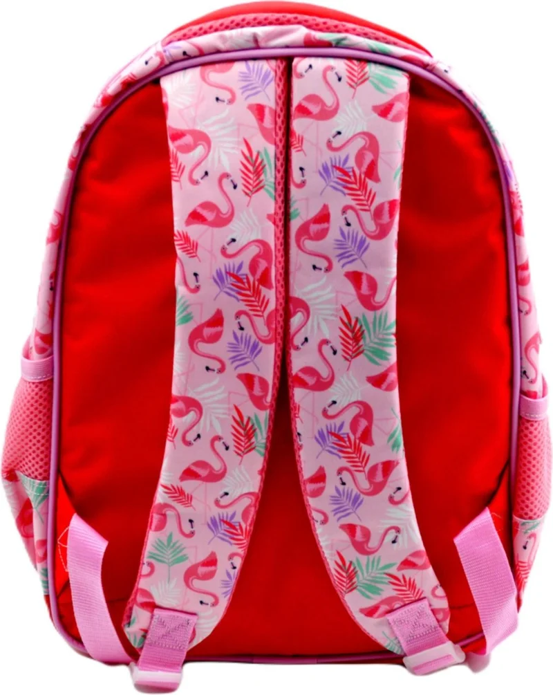 موغل 2 Compartment Flamingo Pink School Backpack (MU-7211)