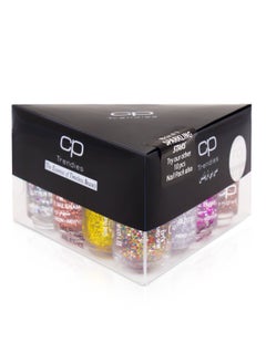 CP Trendies Nail Polish Kit 10 Pcs Colors Pack No  7 Nail Polish Glitter Gel Nail Art Starter Kit Beauty Gifts Set for Women  - Image 1