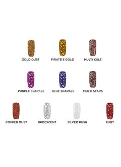 CP Trendies Nail Polish Kit 10 Pcs Colors Pack No  7 Nail Polish Glitter Gel Nail Art Starter Kit Beauty Gifts Set for Women  - Image 2