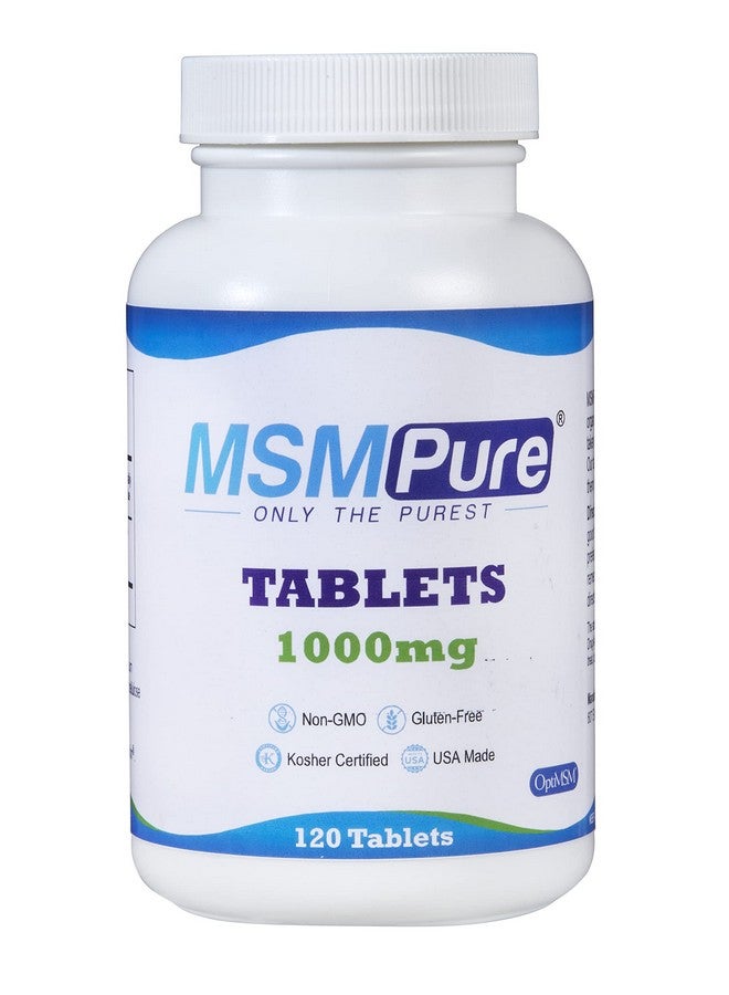 Kala Health Msmpure Tablets 120 Count 1000 Mg Per Tablet Pure Msm Organic Sulfur Supplement Made In Usa - Image 2