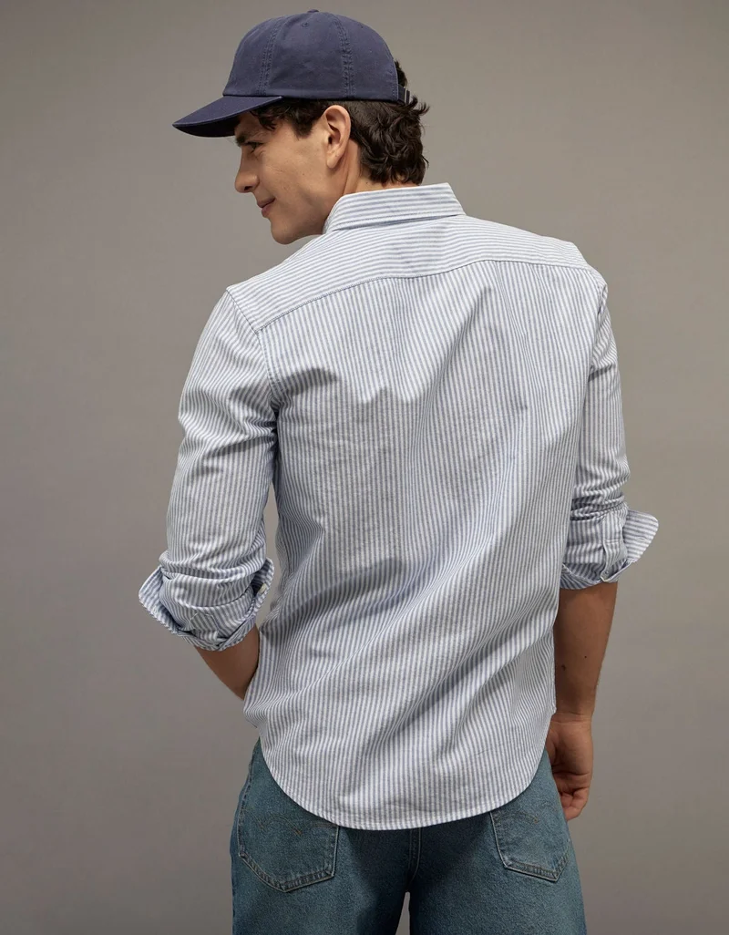 American Eagle AE Slim Fit Everyday Oxford Button-Up Shirt