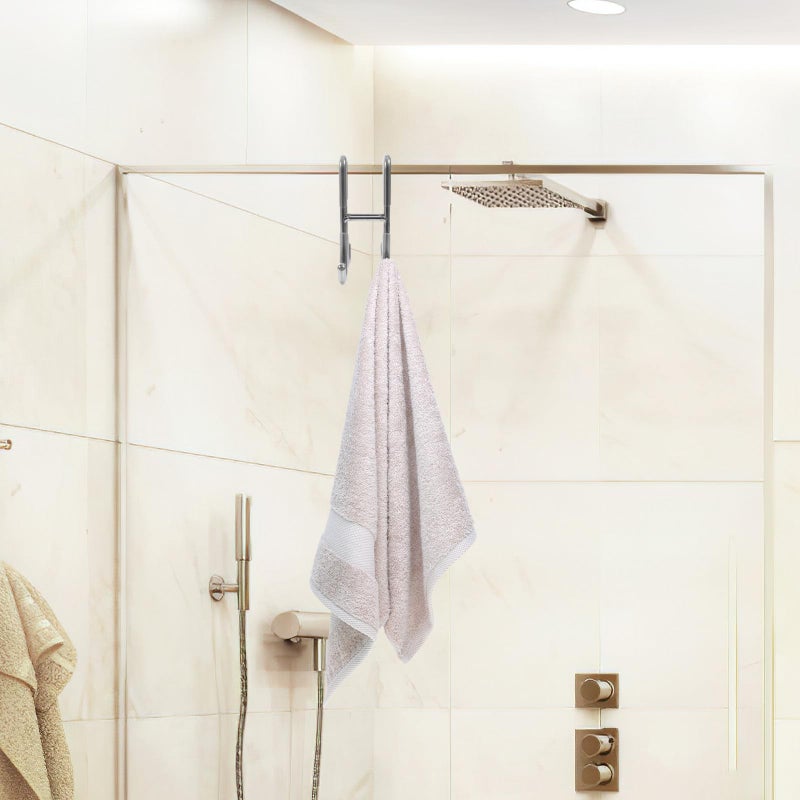 304 Stainless Steel Shower Hooks 4pcs Double Sided No Installation Towel Robe Holder - Image 5