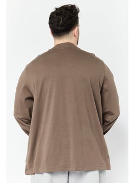 Reebok Men Sportswear Fit Long Sleeve Outdoor T-shirt, Dark Grey  - Image 2