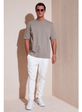 Buratti Cotton Oversize Crew Neck Basic T Shirt Men's T Shirt 5902365  - Image 2