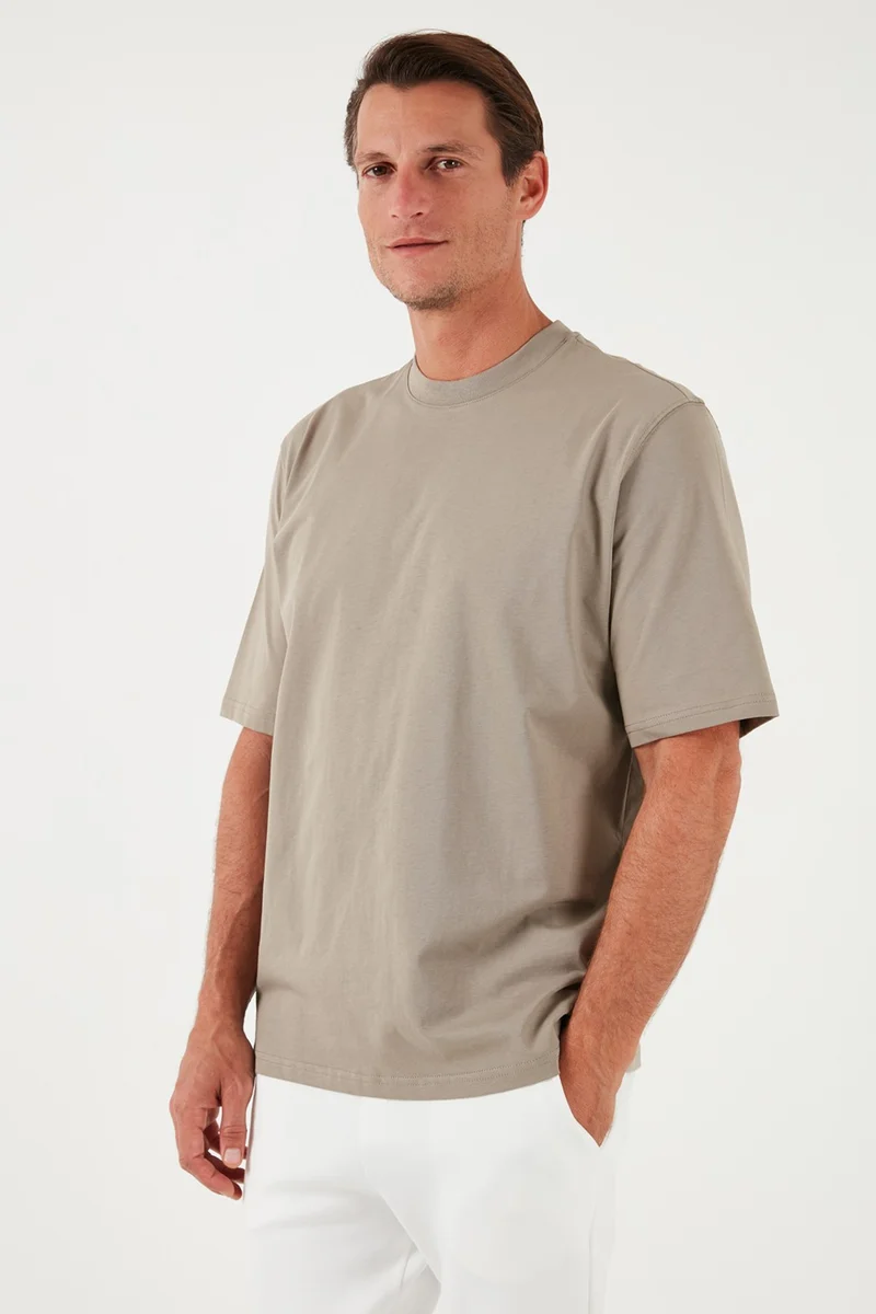 Buratti Cotton Oversize Crew Neck Basic T Shirt Men's T Shirt 5902365