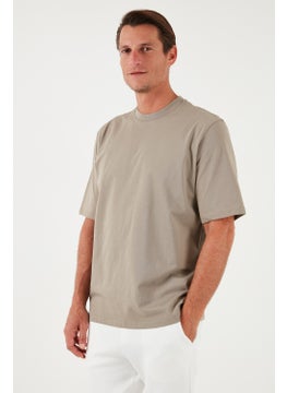 Buratti Cotton Oversize Crew Neck Basic T Shirt Men's T Shirt 5902365  - Image 3