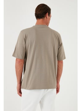 Buratti Cotton Oversize Crew Neck Basic T Shirt Men's T Shirt 5902365  - Image 5