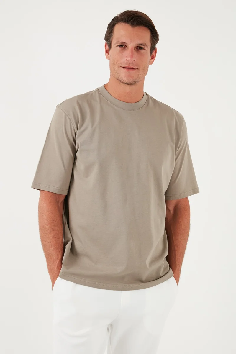 Buratti Cotton Oversize Crew Neck Basic T Shirt Men's T Shirt 5902365