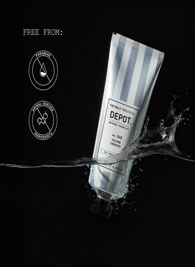 DEPOT No. 308 Volume Creator | Medium Hold Hair Gel for Men, 3.3 Fl Oz - Image 2