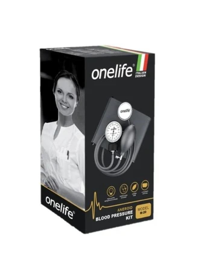 ون لايف جهاز ضغط Onelife M-20 إيطالي | مقياس ضغط الدم اليدوي عالي الجودة | للرعاية المنزلية والمهنية - Image 4