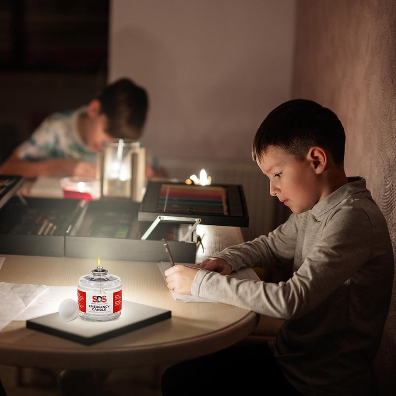 SDS Liquid Oil Candles - Long Burning Survival Candles, 115 Hour Burn Time - Image 3