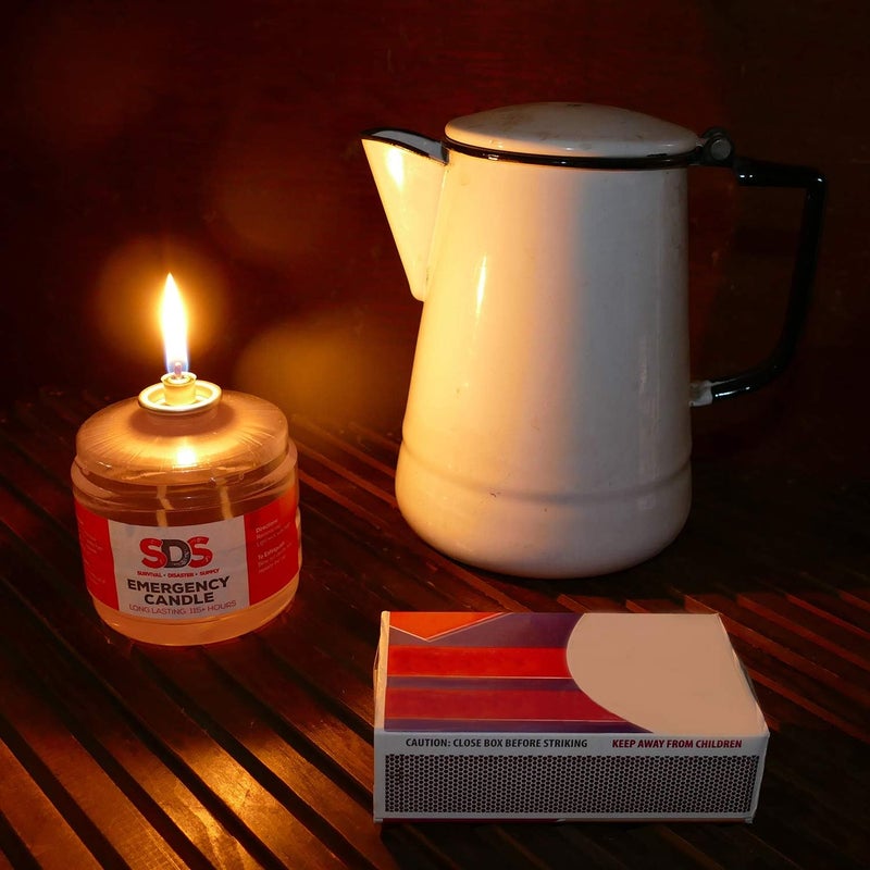 SDS Liquid Oil Candles - Long Burning Survival Candles, 115 Hour Burn Time - Image 2