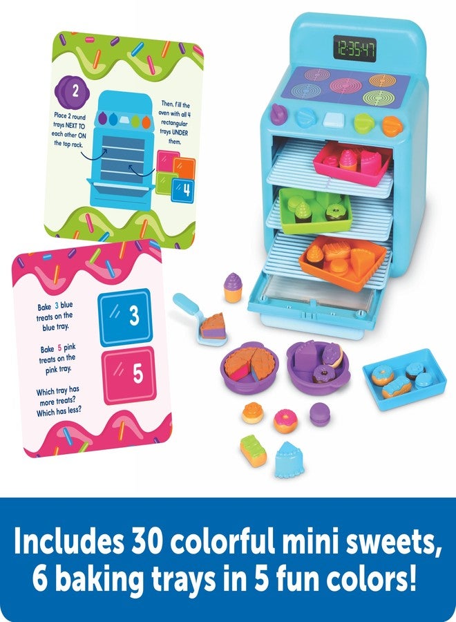 Learning Resources Sorting Sweets Mini Oven, Play Food, Kids Kitchen Playset, Pretend Play Toys, Mini Food, Sorting Toys, Montessori Cooking Set for Toddlers - Image 3