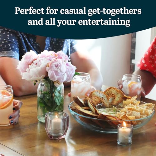 LIBBEY أكواب ليبي الكلاسيكية على شكل علبة، مجموعة من 4، زجاجات مطبخ شفافة للمشروبات والكوكتيلات، خالية من الرصاص، أكواب شرب لطيفة، سعة 16 أونصة - Image 4