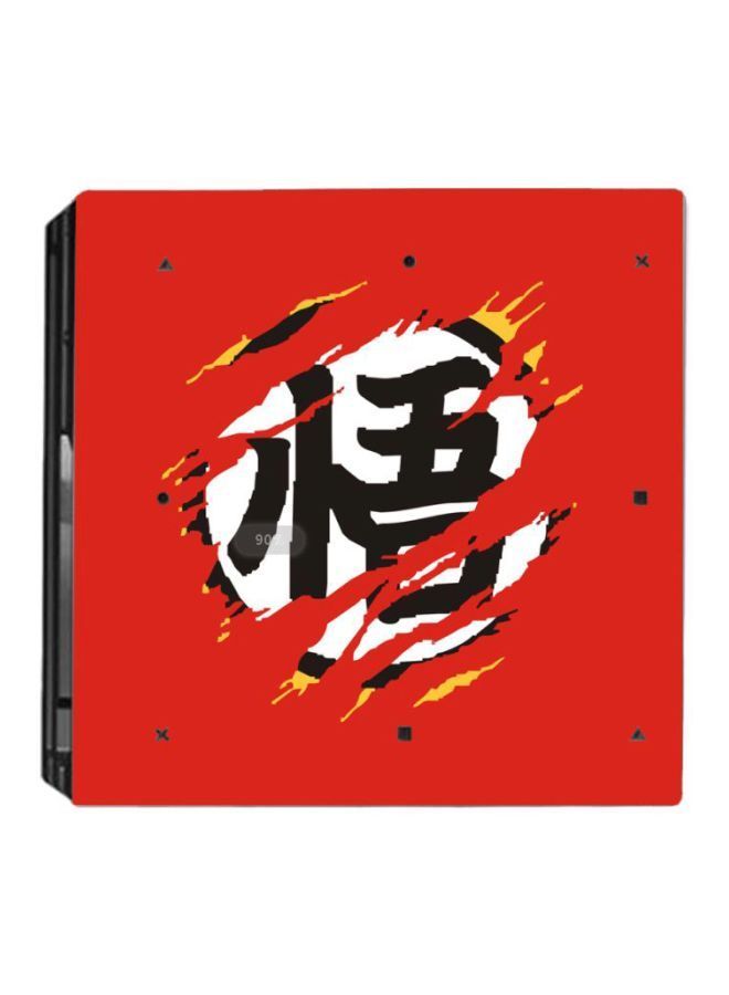 NIBEMINENT 3-Piece Anime Character Printed Console And Controller Sticker Set For PlayStation 4 Pro  - Image 2