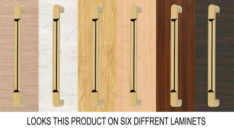 FAST CP35 Pvd Gold Furniture Cabinet Pull Handle for Wardrobe Door, Kitchen Drawer, and All Other Cabinets Doors, Drawers 2pcs (160mm 8inch) - Image 5