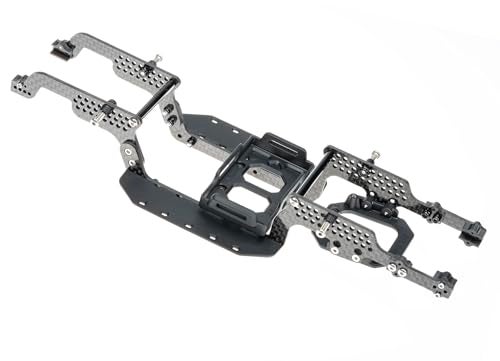 RampCrab LCG Carbon Fiber Universal Chassis Frame Kit for 118 RC Crawler TRX4M Upgrade - Image 1