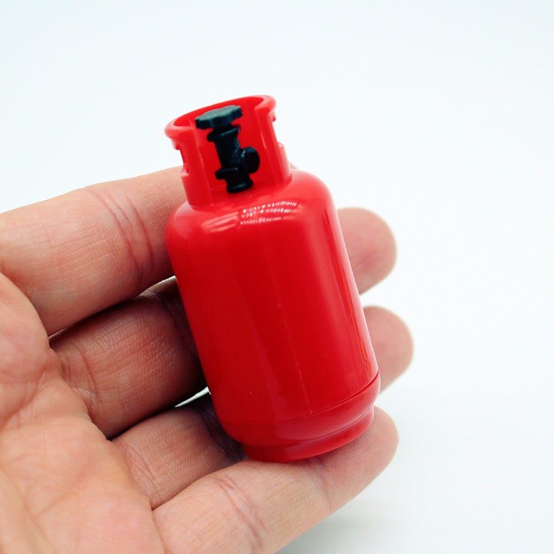 Miniature Dollhouse Fire Extinguisher Gas Can Decor Large Gas Tank