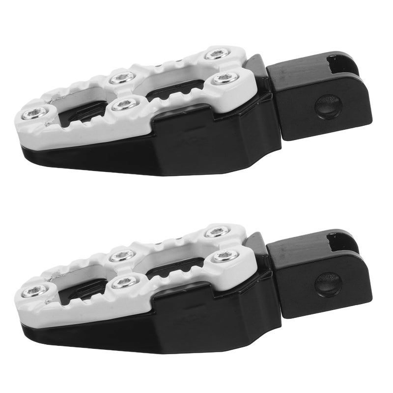 Universal Folding Motorcycle Foot Pegs Aluminum Non Slip Rear Footrest Pedals - Image 2