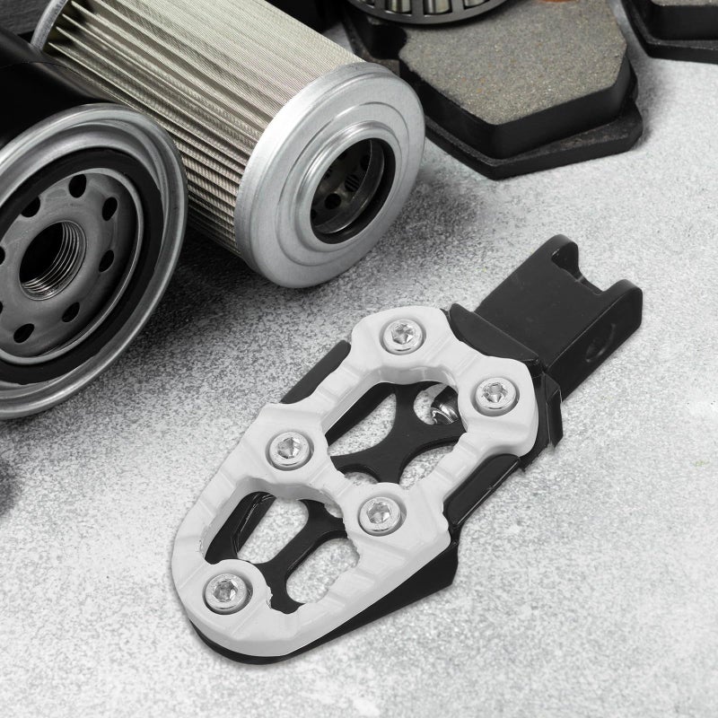 Universal Folding Motorcycle Foot Pegs Aluminum Non Slip Rear Footrest Pedals - Image 5