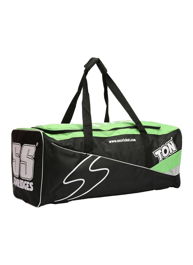 SS Heritage Cricket Kit Bag (Black/Green)  - Image 2