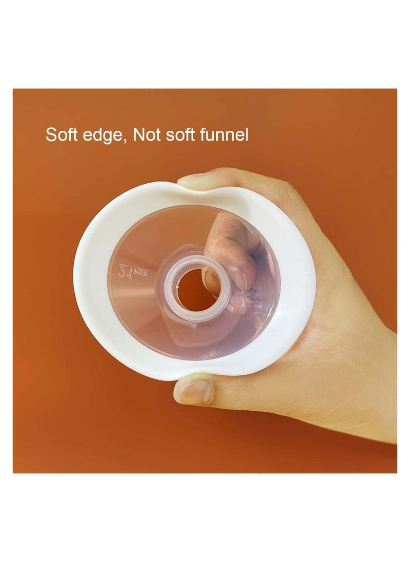 1 Pack 24mm  Breast Shields Medium Breast Pump  for Medela Replace Compatible with for Medela Breast Pumps Personalfit Connector - Image 2