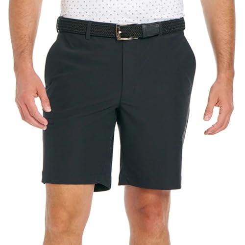 Greg Norman Men’s Stretch Flat Front Lightweight Short - 4-Way Stretch Fabric (Black,34) - Image 5