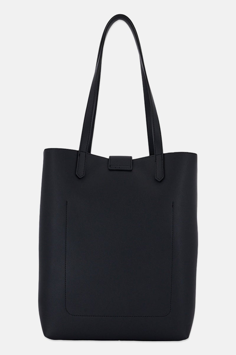 Cavalli Class Women Brand Logo Tote Bag, Black  - Image 2