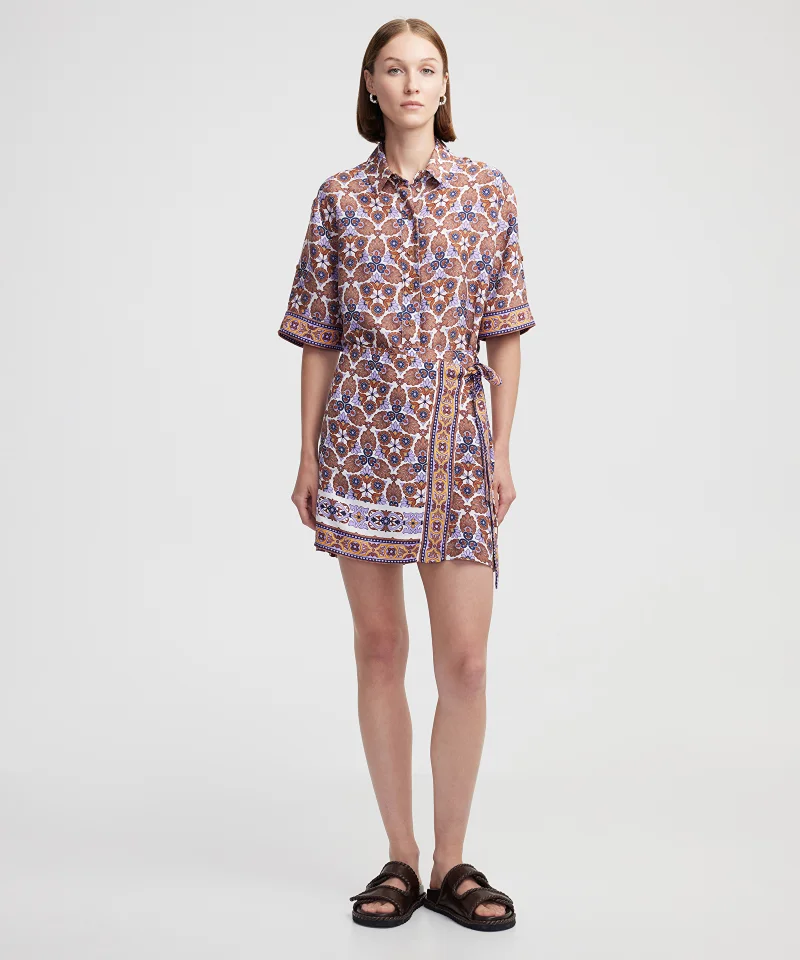 Regular Fit Printed Skirt