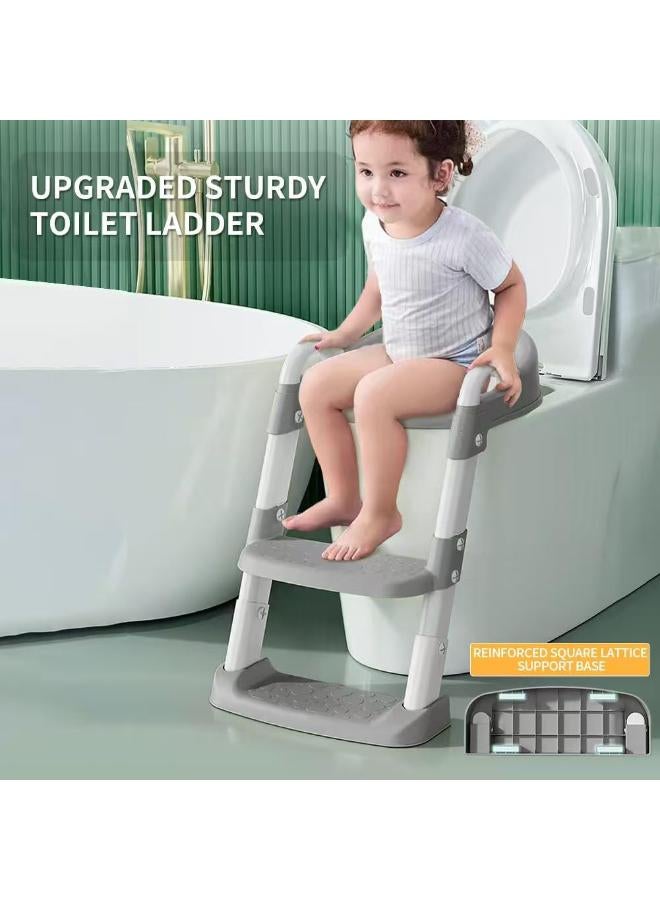 Adjustable Potty Training Seat with Step Stool & Anti‑Slip Pads - Image 3