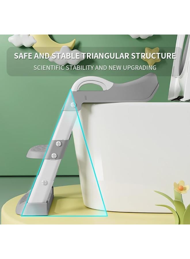 Adjustable Potty Training Seat with Step Stool & Anti‑Slip Pads - Image 2