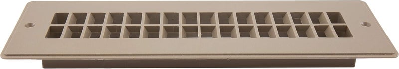 RecPro RV Floor Register | RV Stationary Vent Cover | 2-1/4" x 10-1/8" Insert | Undampered Duct (Beige) - Image 2