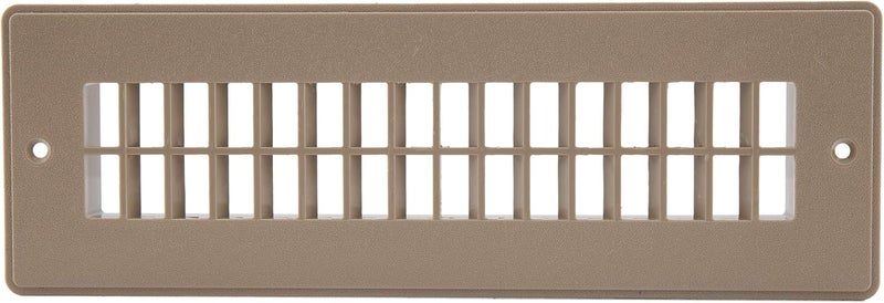 RecPro RV Floor Register | RV Stationary Vent Cover | 2-1/4" x 10-1/8" Insert | Undampered Duct (Beige) - Image 3