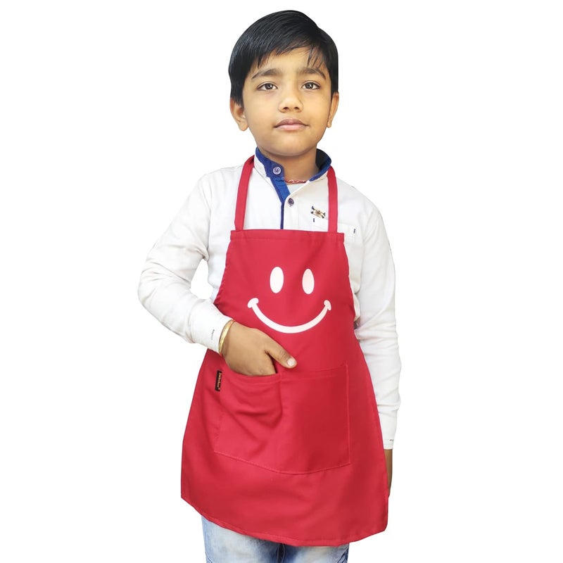 Switchon Switchon Polyester Waterproof Adjustable Kids Multi purpose Cooking Apron with a chef cap School Apron Proudly made in india - Image 3
