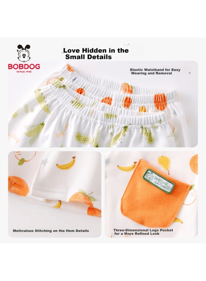Bobdog Kids Homewear Set Boys Girls Casual Cotton Loose Pajamas Sleepwear Autumn Clothes - Image 4
