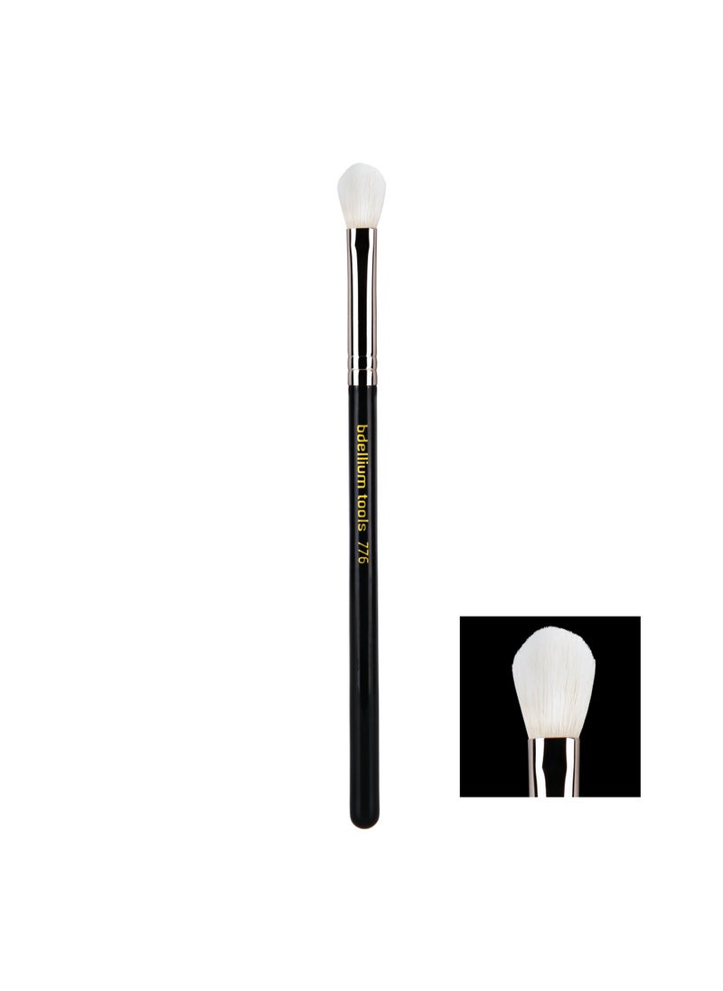 Bdellium Tools Bdellium Tools Professional Makeup Brush - Maestro Series 776 Blending - With Mix of Soft Synthetic & Natural Fibers, For Shading & Blending Powder (Black, 1pc) 